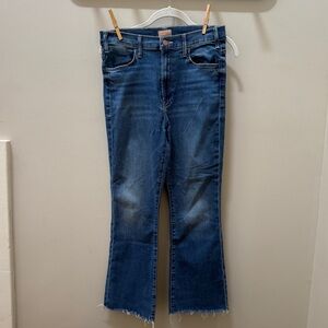 MOTHER Lil’ Hustler Ankle Fray Jeans